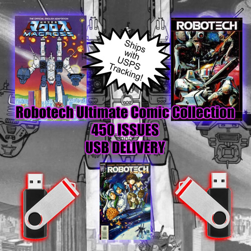 450 numeri robotech comico - robotech, +
