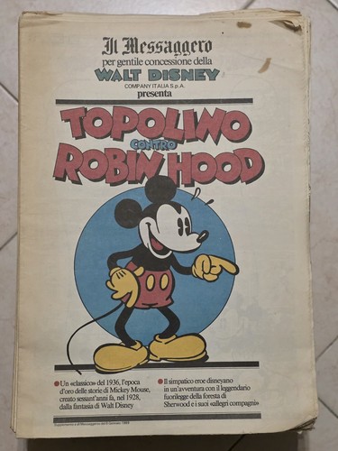 Messaggero topolino e - di,